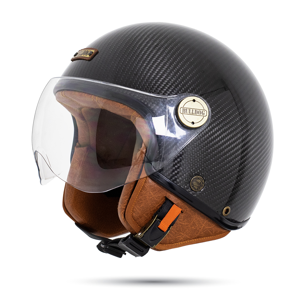 Mũ Bảo Hiểm 3/4 BULLDOG Pom Carbon