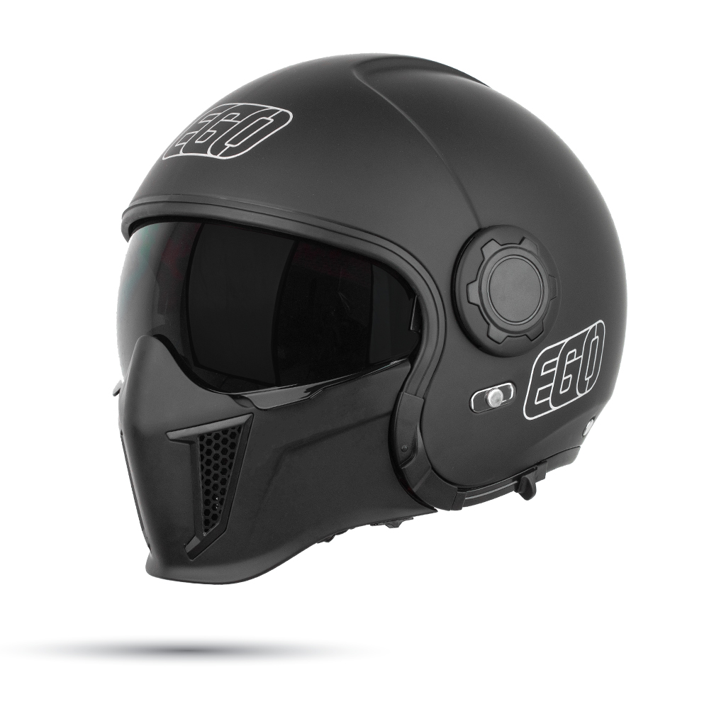 Mũ fullface rút hàm Ego E5 solid
